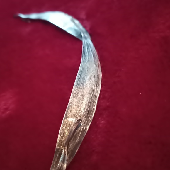 Silver Seasons Michael Michaud 925 Silver Eucalyptus Leaf Collar Necklace - Picture 3 of 7